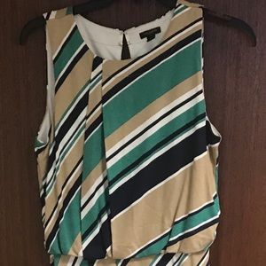 Sleeveless asymmetrical maxi  from Ann Taylor!